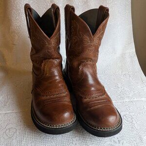 Ariat Fatbaby Russet Rebel 14930 Brown Saddle Roper Cowgirl Boot Western 8.5 B